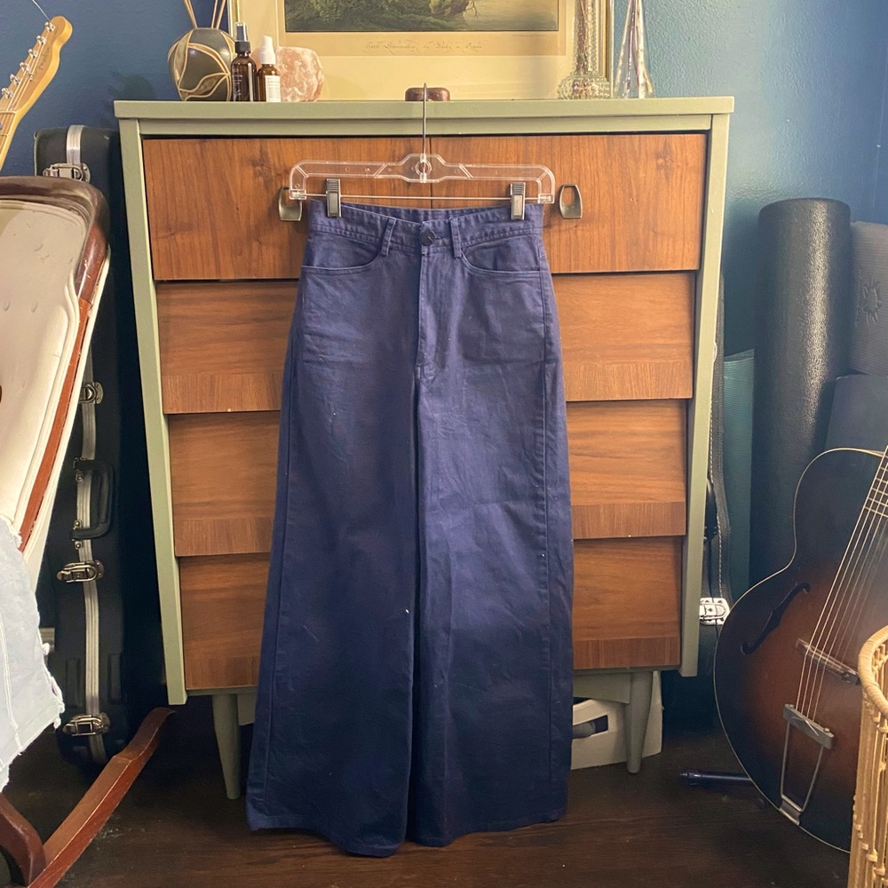 Laude the Label High Rise Crop in Navy